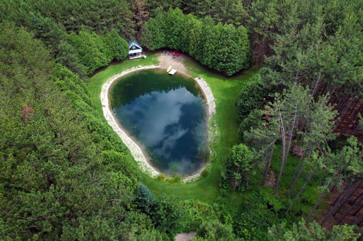 A Rustic Cabin In The Woods ออเรนจ์วิลล์ ภายนอก รูปภาพ